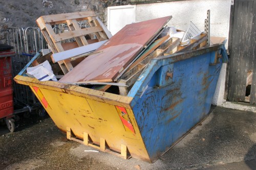 Highbury garage clearance team at work