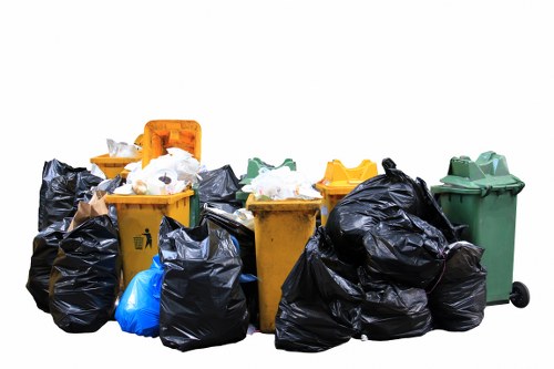 Commercial buildings with waste collection services